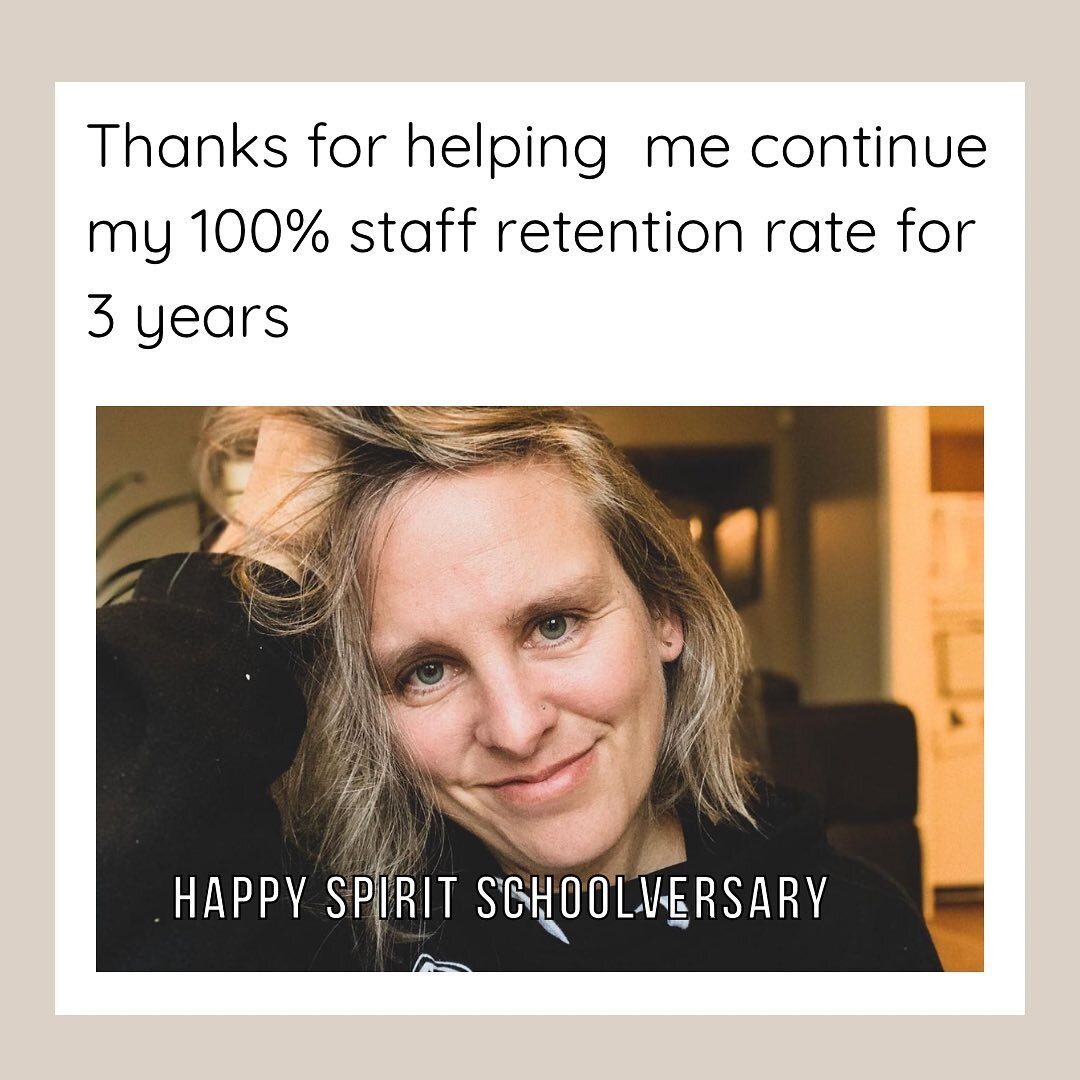 Happy Spirit School-Versary Danielle!!!! 

Celebrating my right hand @danielle.baker , for 3 years as my right-hand at Spirit School, and as  a leading force in the overall success of my business and Spirit School&rsquo;s evolution! 

Danielle respon