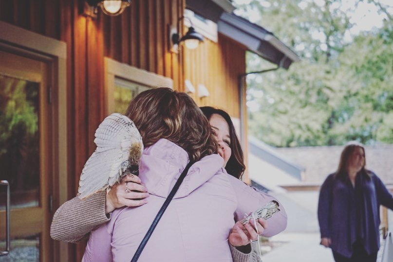 Did you know 6 Hugs a day does wonders for your well being? 

Today I got to embrace 27 humans who came to the Sacred Spirit Retreat

In only 6 hours my cheeks were sore for smiling and laughing, and as I lay in bed preparing for tomorrows experience