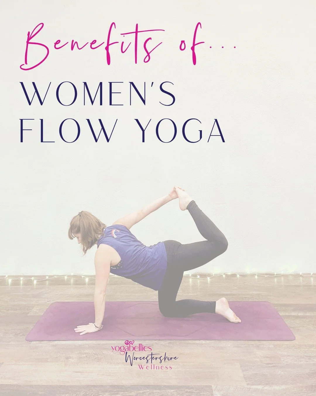 Why Women&rsquo;s Flow Yoga?

🔹 Boosts energy levels
🔹Builds strength and flexibility
🔹Improves posture &amp; mobility
🔹Supports hormonal balance
🔹Leaves you feeling refreshed and centred

Whether you&rsquo;re new to yoga or a lifelong yogi  the