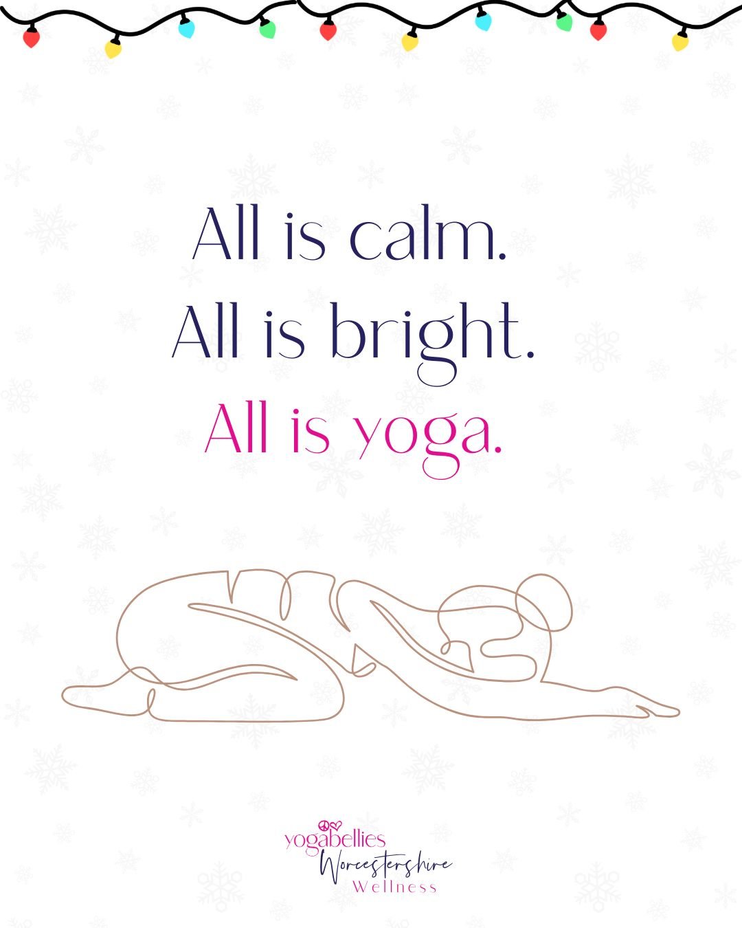 No matter what the season brings, your breath is your anchor. Your mat is your magic.

Wishing you a peaceful, grounded Christmas week. 🎄

#CalmChristmas #YogaPeace #MindfulHolidays
