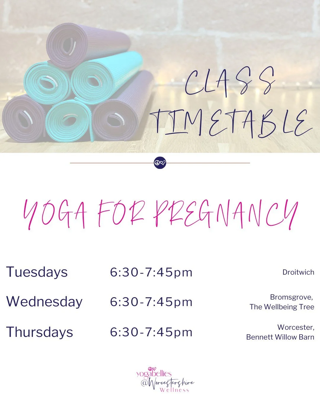 Are you expecting a baby in 2026?

Our Pregnancy Yoga classes are here to support you through every stage. Physically, emotionally and mentally.

You can expect gentle movement, breathwork, education, relaxation&hellip; and time each week to connect 