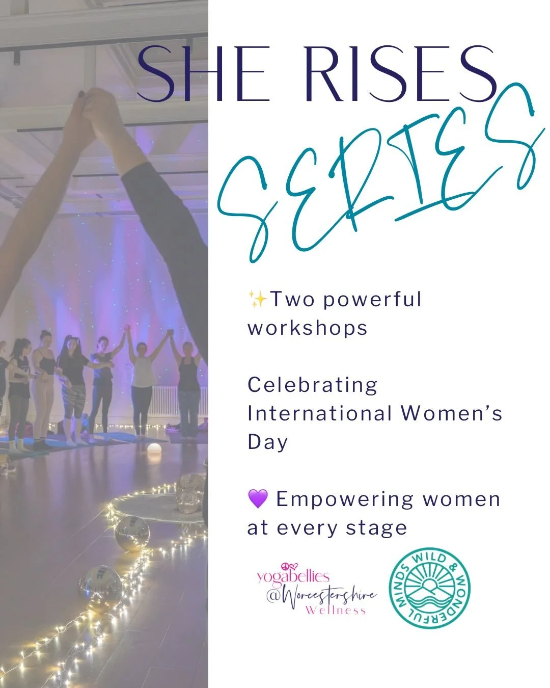 🌙 This International Women&rsquo;s Day weekend, you rise.

We are proud to introduce the She Rises Series.

Across our lives, we rise again and again &mdash; after becoming a mother, during seasons of change, through identity shifts, and in the quie