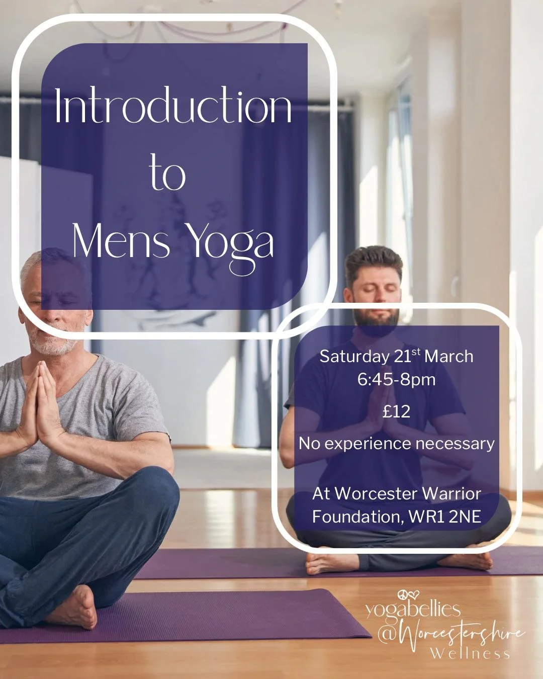 We&rsquo;re running another Introduction to Men&rsquo;s Yoga session.

Tight hamstrings, stiff hips and lower back pain are incredibly common with desk work, driving and gym training. Yoga works on joint movement and muscle tension so your body moves