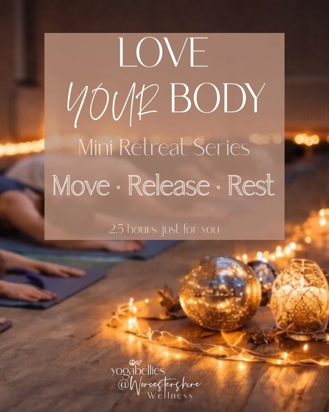 ✨ LOVE YOUR BODY &mdash; Mini Retreat Series ✨

When was the last time you truly slowed down and did something just for you?

The Love Your Body retreats are nurturing evenings designed to help women reconnect with their bodies, calm their minds and 