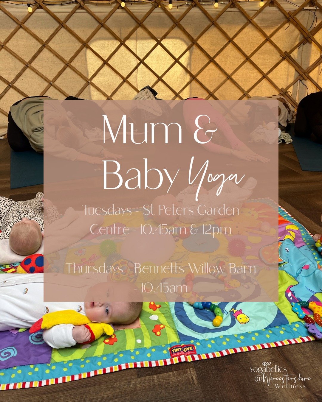 The sun is (finally!) starting to show its face 🌞 and if you're looking for something lovely to do with your little one this week, we have just the thing.

Our Mum &amp; Baby yoga classes are the perfect way to get out of the house, move your body a