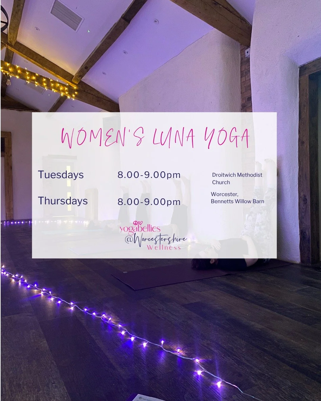Imagine yoga meets spa... 🌙

That&rsquo;s probably the easiest way to describe Luna Women&rsquo;s Yoga.

This isn&rsquo;t a class about pushing your body or perfecting poses. Luna is slower, calming and created specifically for women.

We move in wa