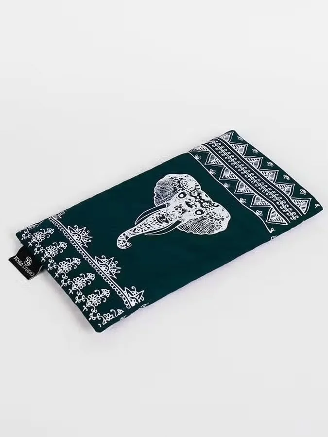 Eye Pillow - Elephant - Teal green.jpeg