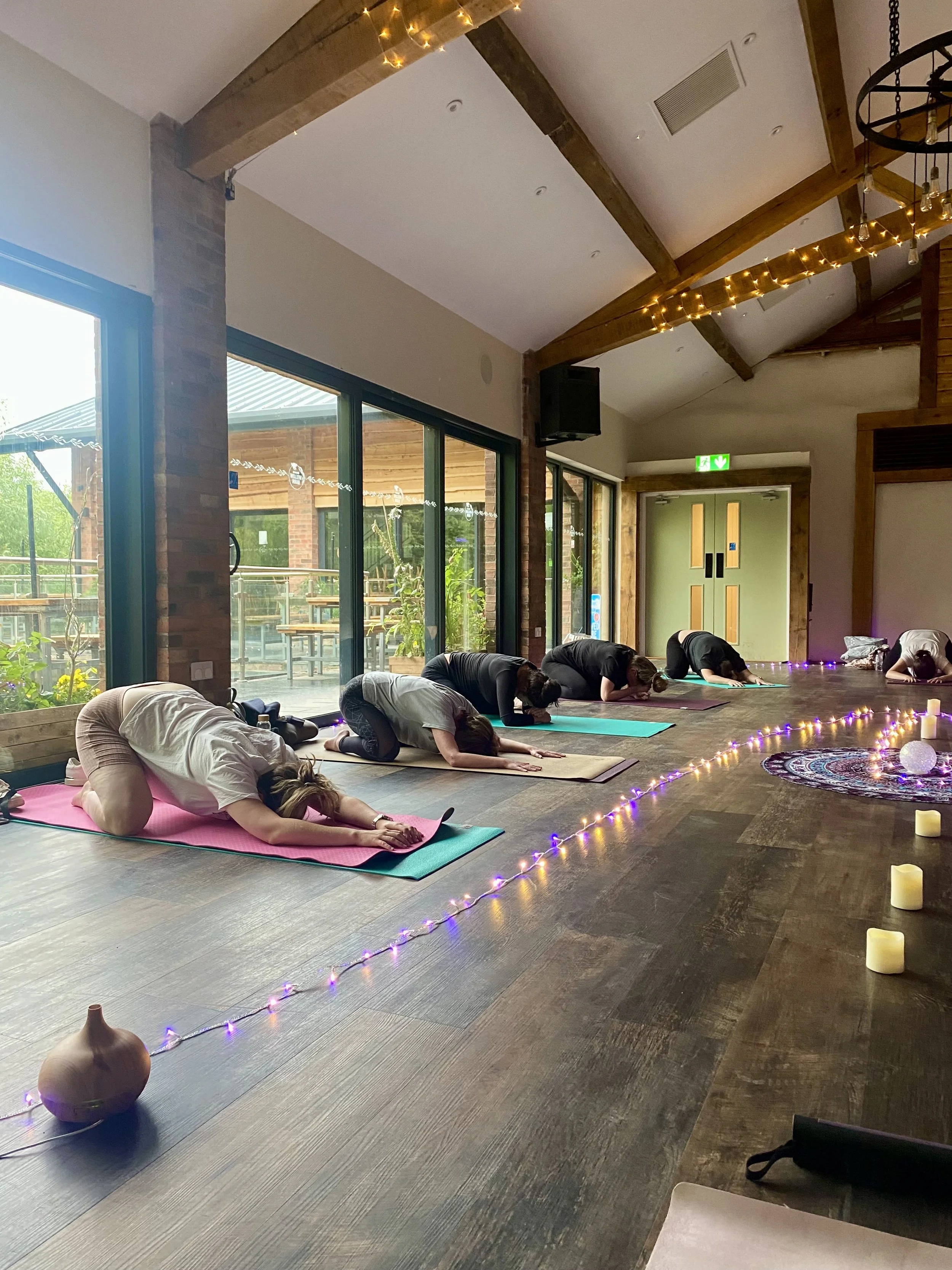 Prenatal yoga exercise classes at Worcestershire Wellness.