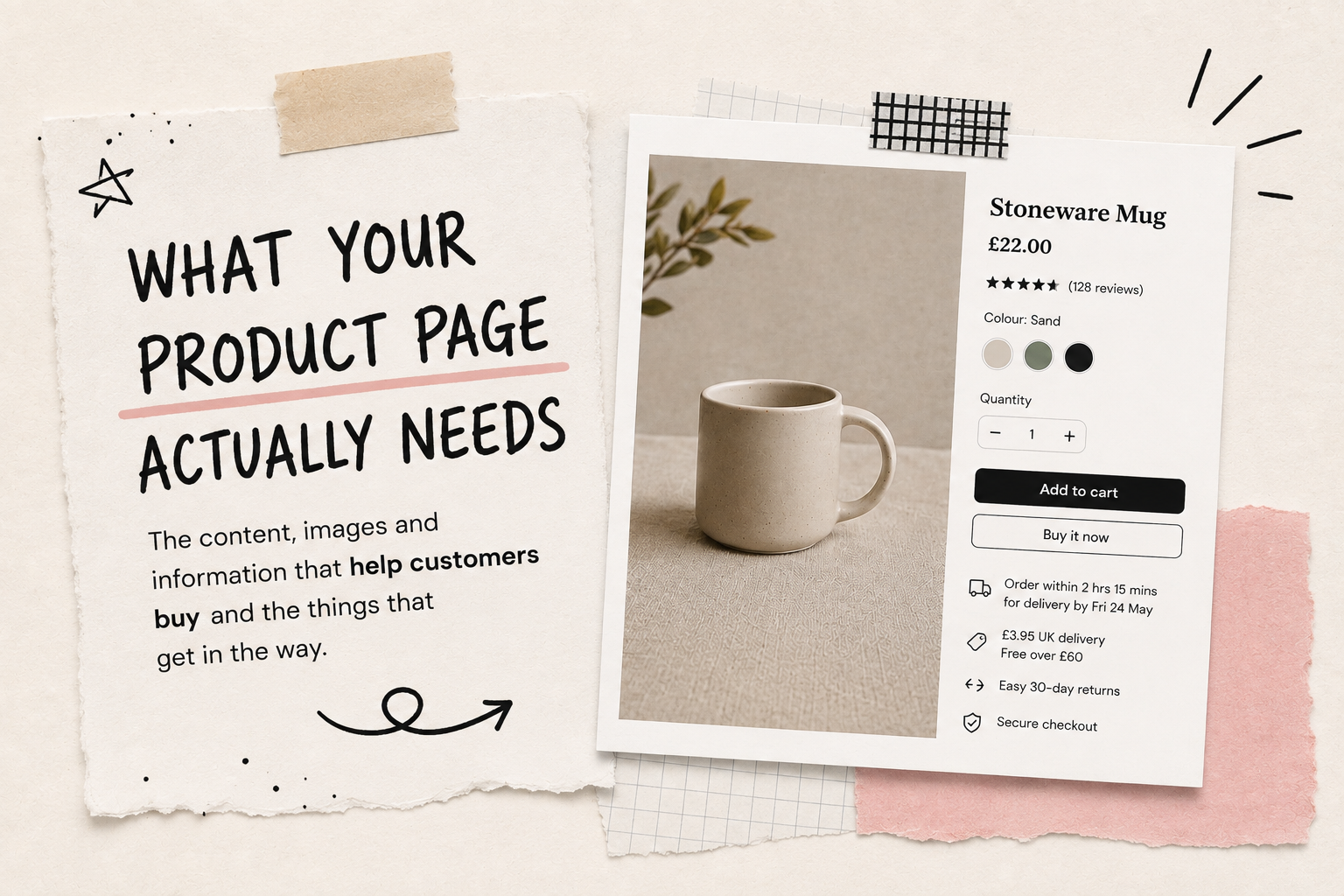 What Belongs on a Product Page (and What Doesn’t)