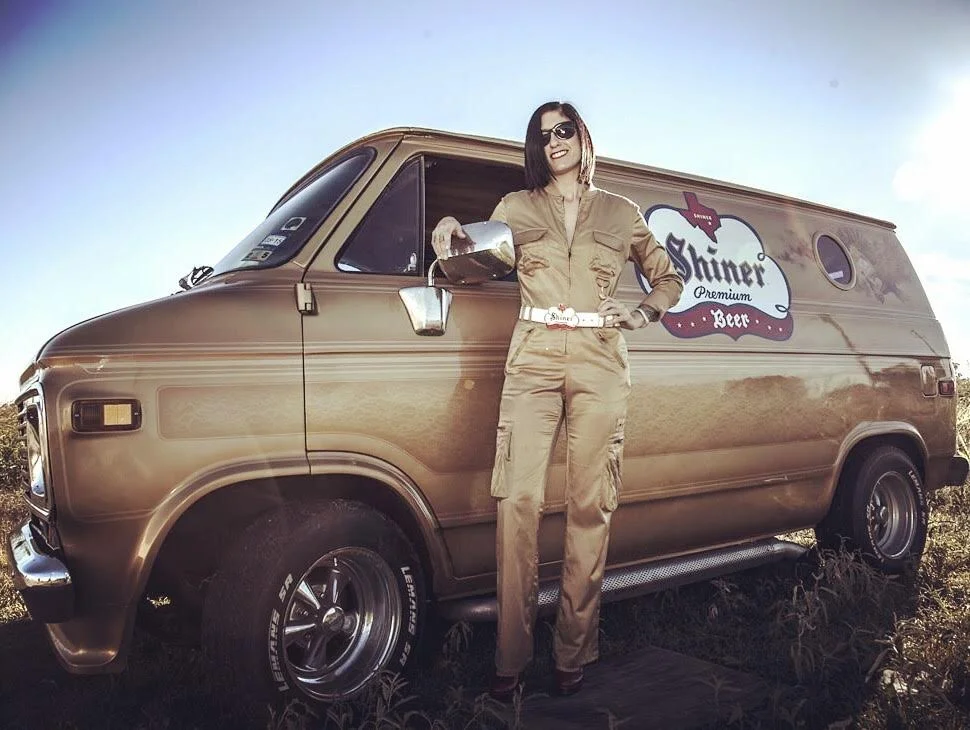 Keeping Shiner Relevant: A custom Dodge Van used in the 2015 relaunch of the Shiner Premium Re-Brand/Re-launch