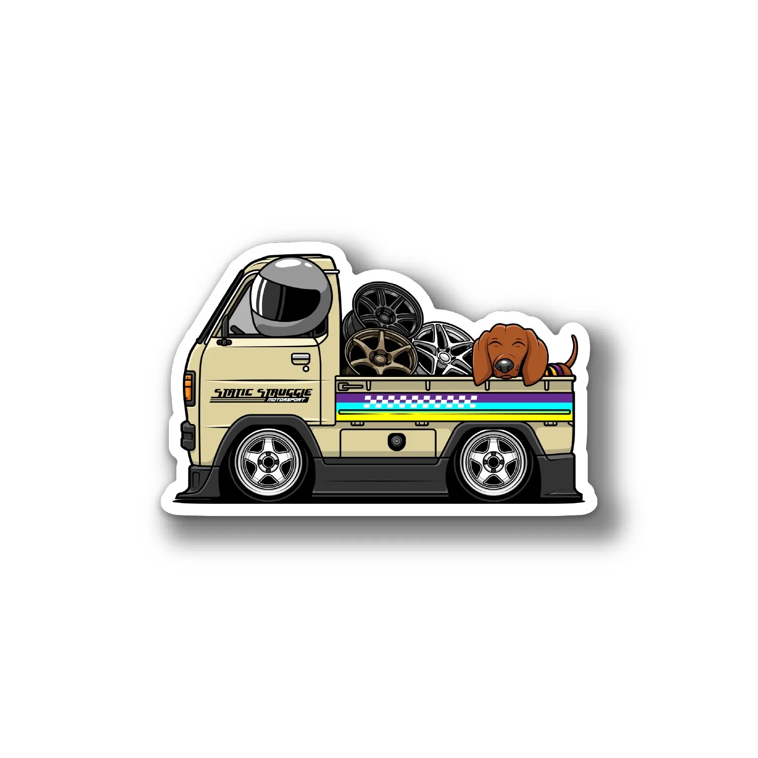 K-Truck Parts Sticker