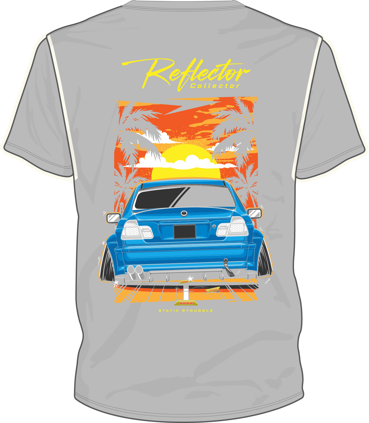 reflector collector silver tshirt rear.png