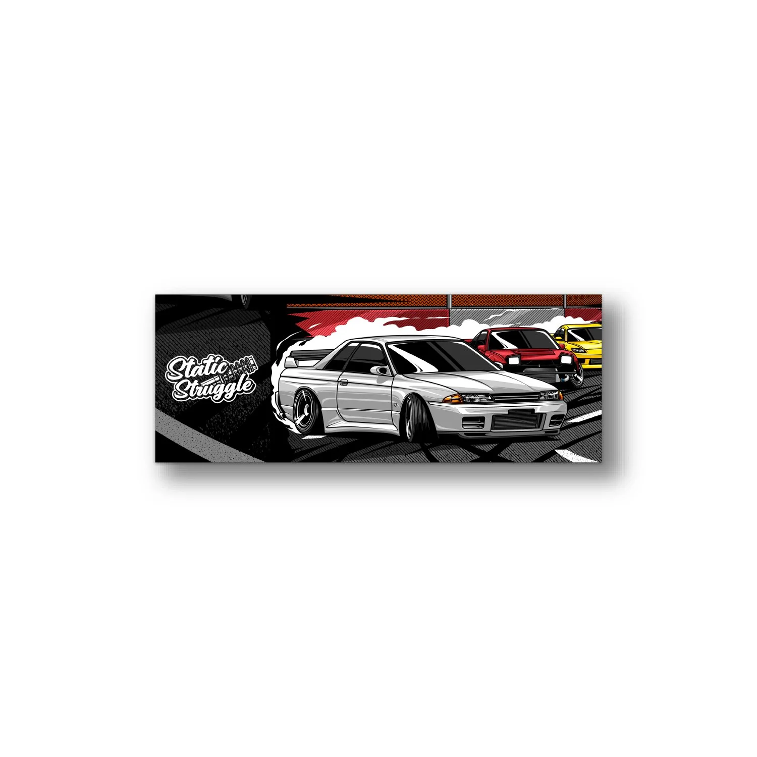 Tandem Drift Slap Sticker