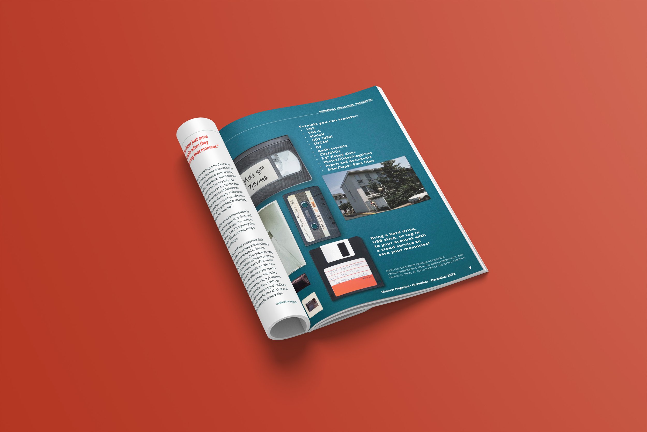 DISCOVER: Print magazine layout — DANIELLE MOULEDOUX