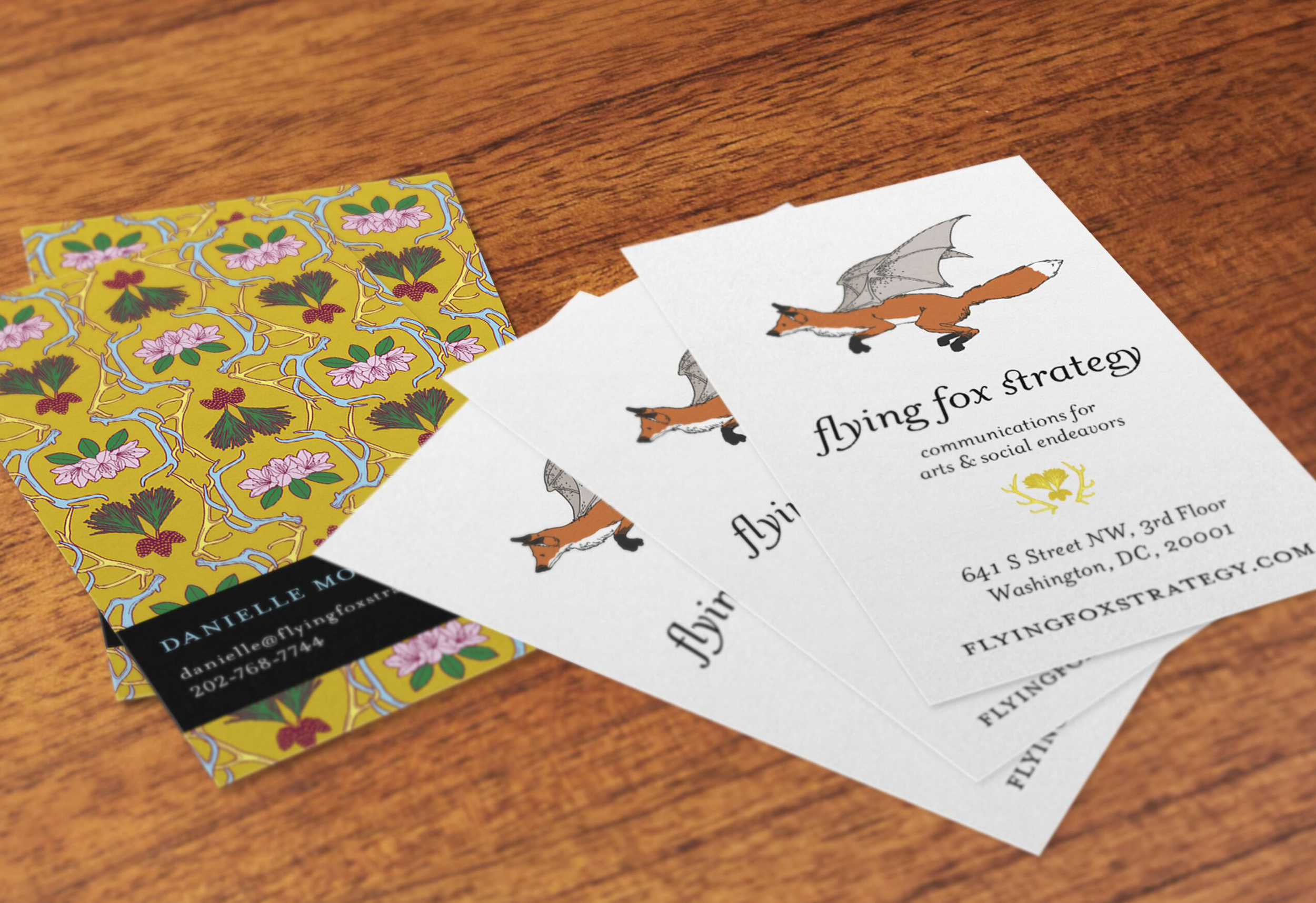 Business card design.