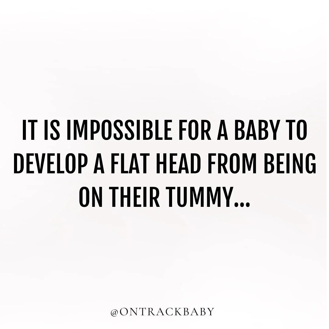 But they can from spending too much time on their back. 

It&rsquo;s easy to forget that 
reclining seats
swings
SNOOs
Mamaroos
Swaddles
Car seat/stroller combos

Keep baby on their back, putting them more at risk for head shape issues. 

Our number 