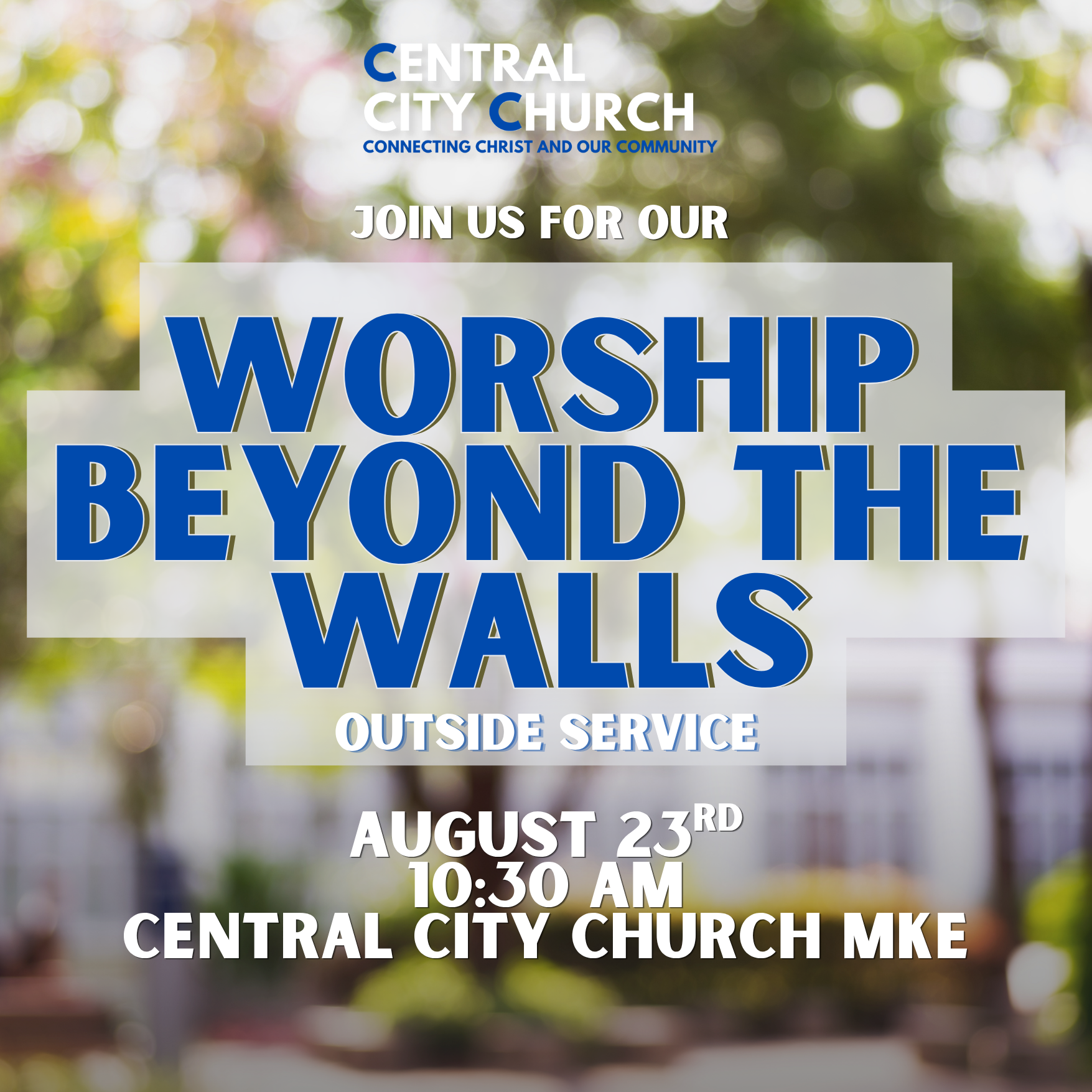 Outdoor Sunday Service