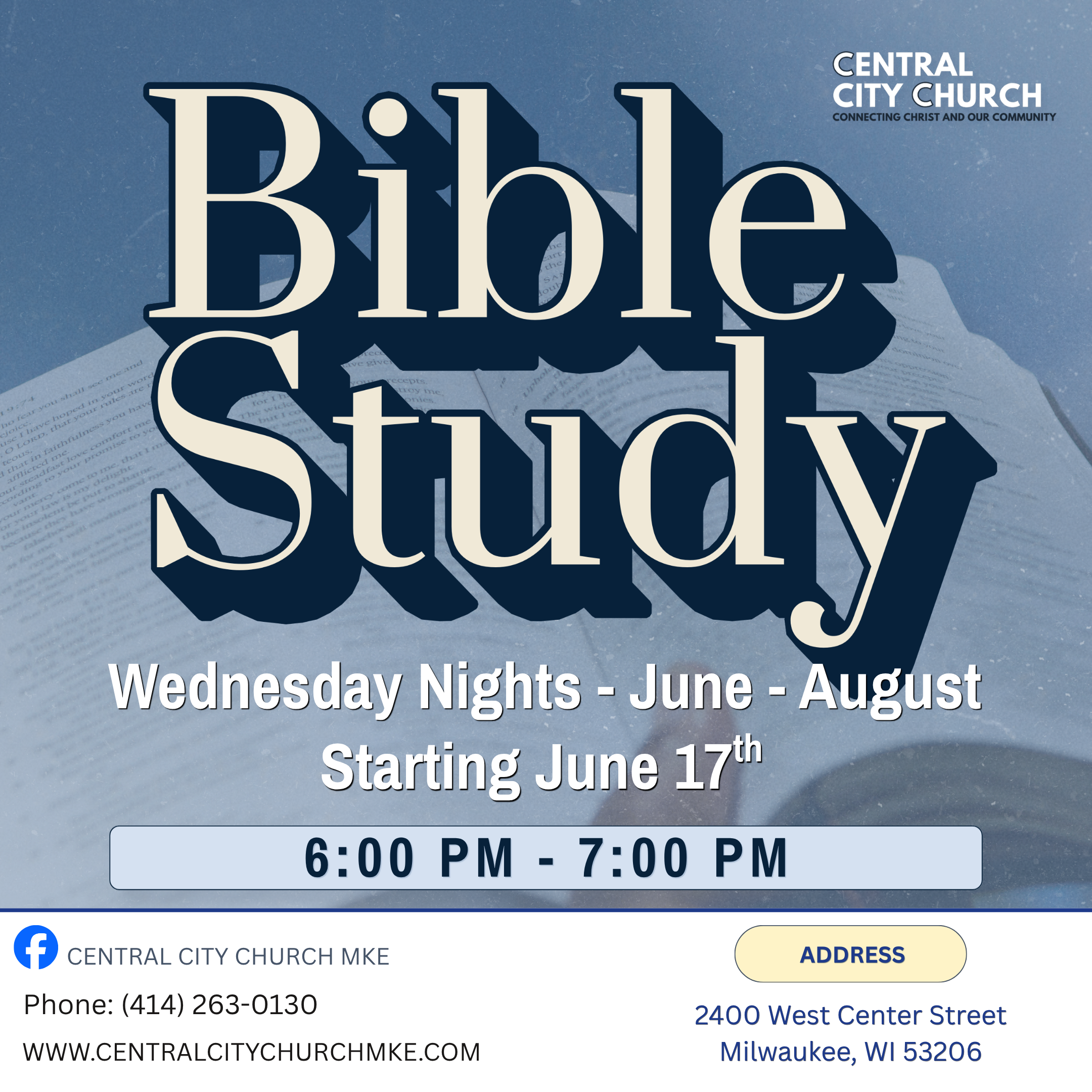 Wednesday Night Bible Study