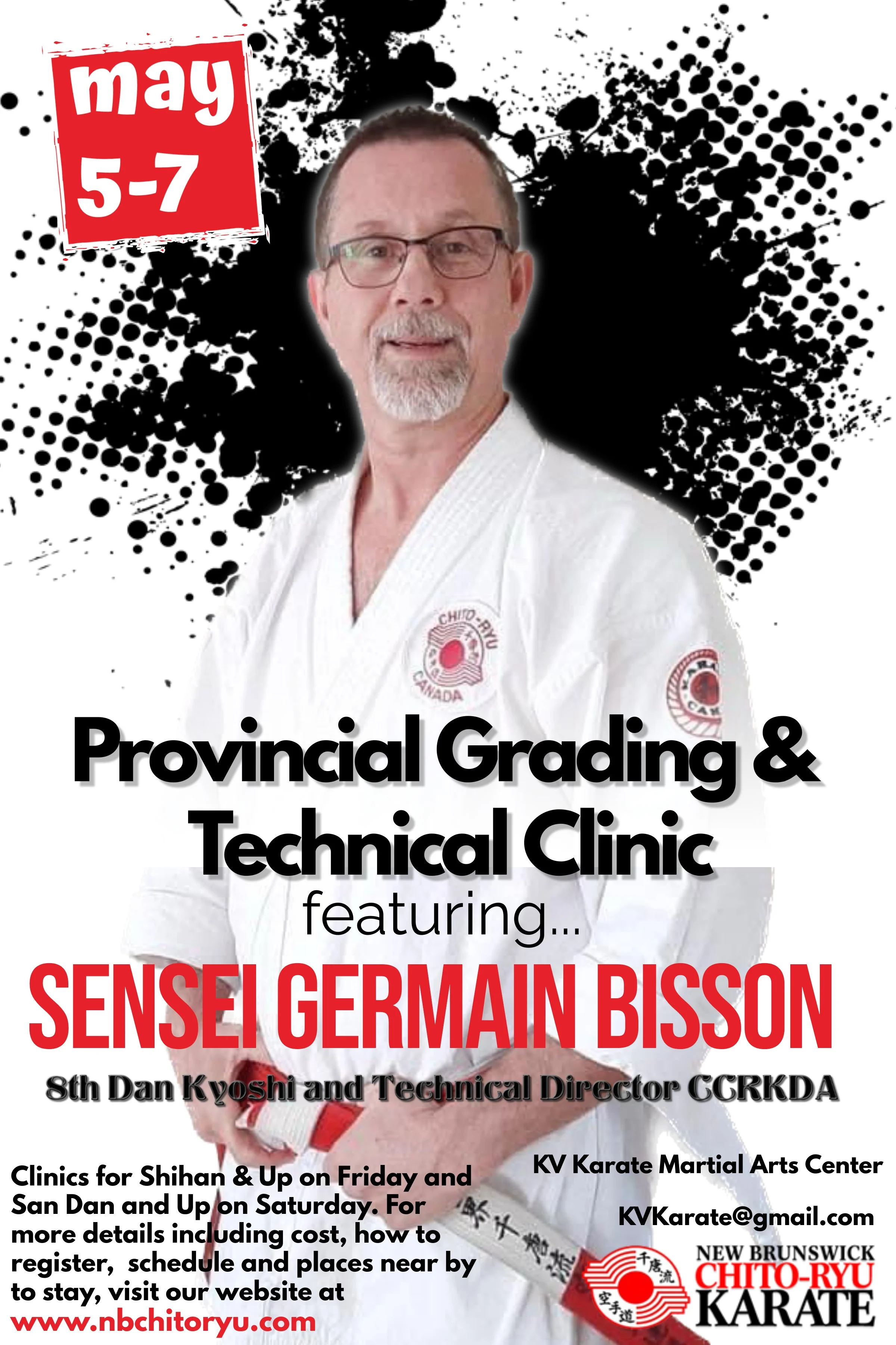 NBCRKA Provincial Grading & Technical Clinic — NB ChitoRyu