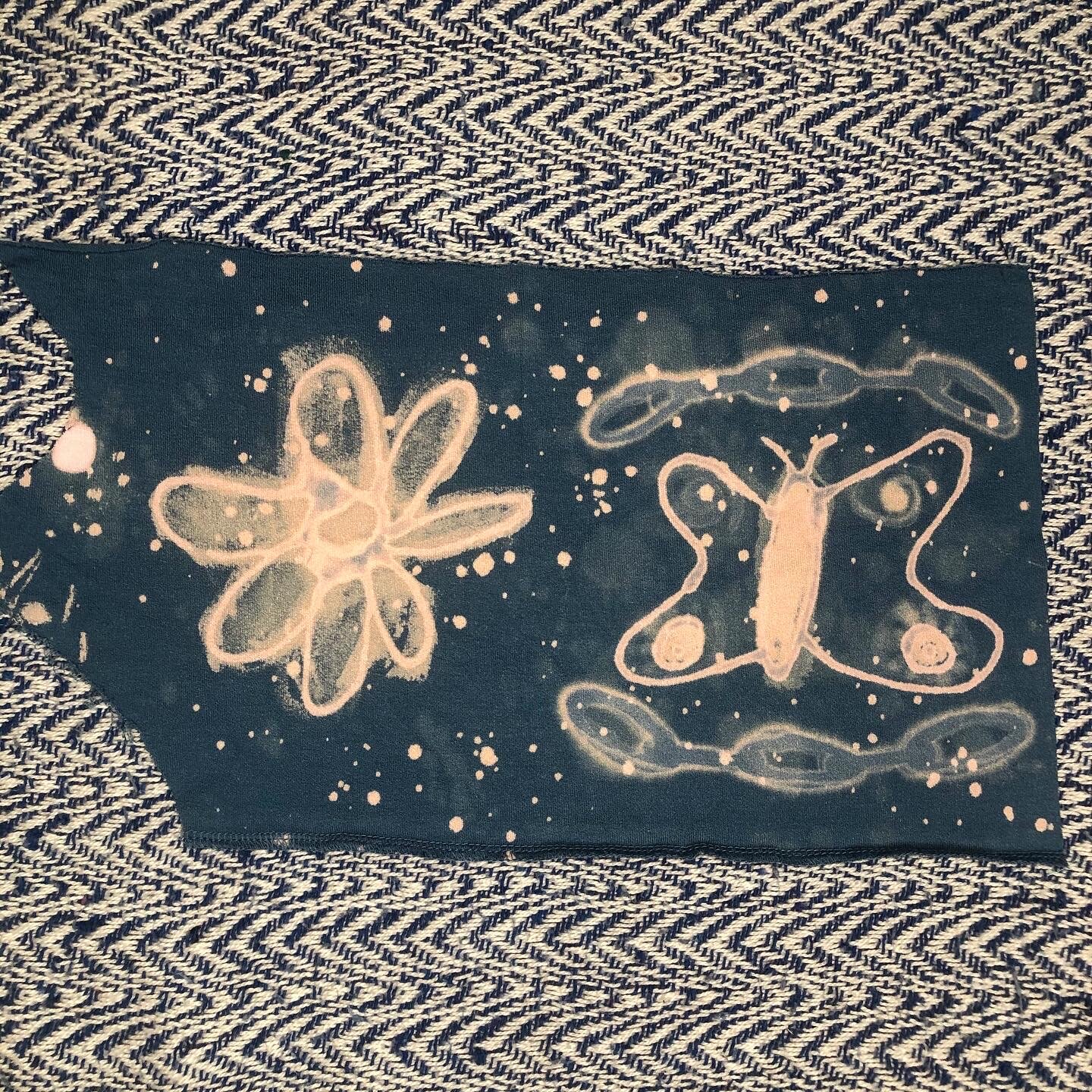 bleach drawn patches