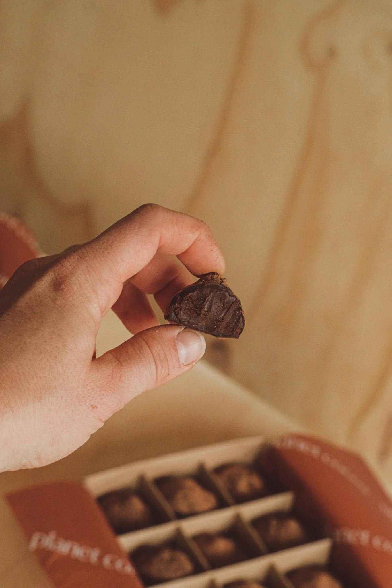 Dark Chocolate Raspberry Truffles Mothers Day Gift