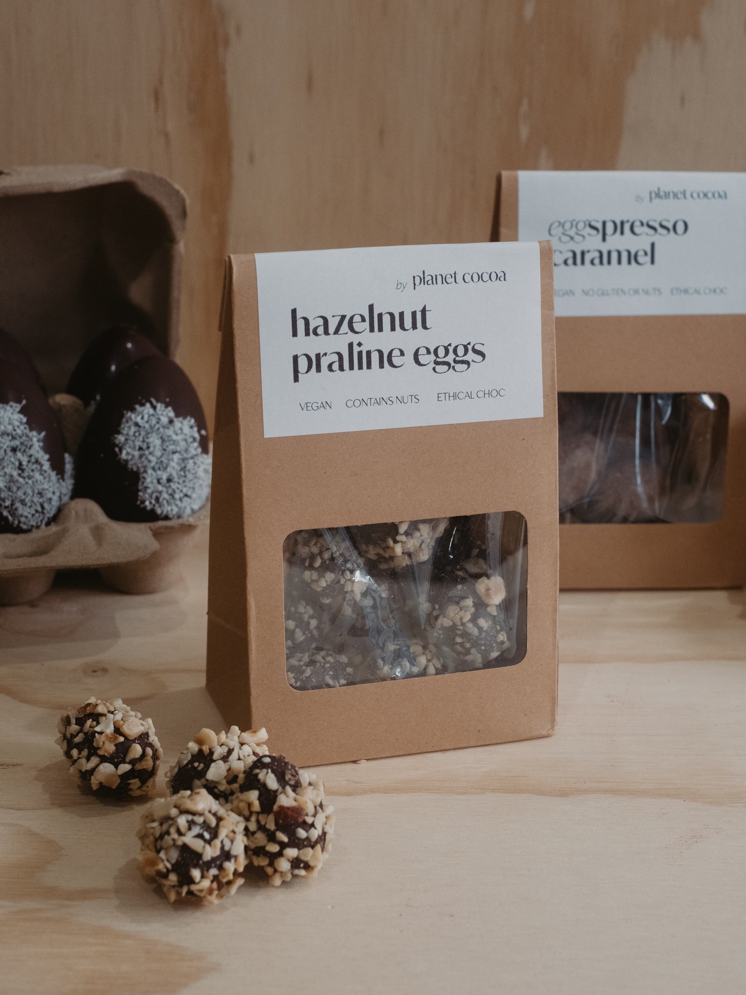 Hazelnut Praline Easter Eggs