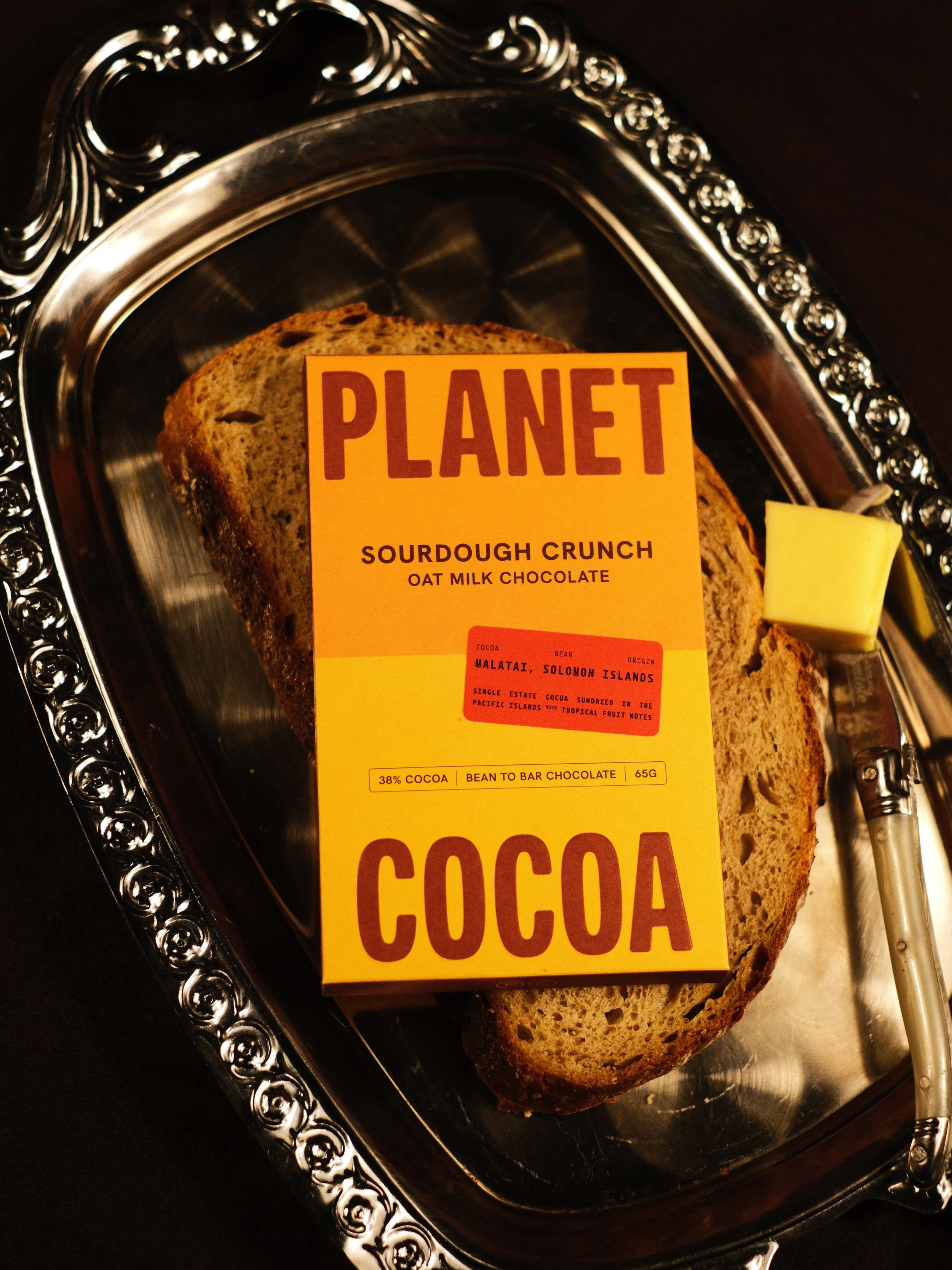 Sourdough Crunch Oat Milk Chocolate Bean to Bar Planet Cocoa