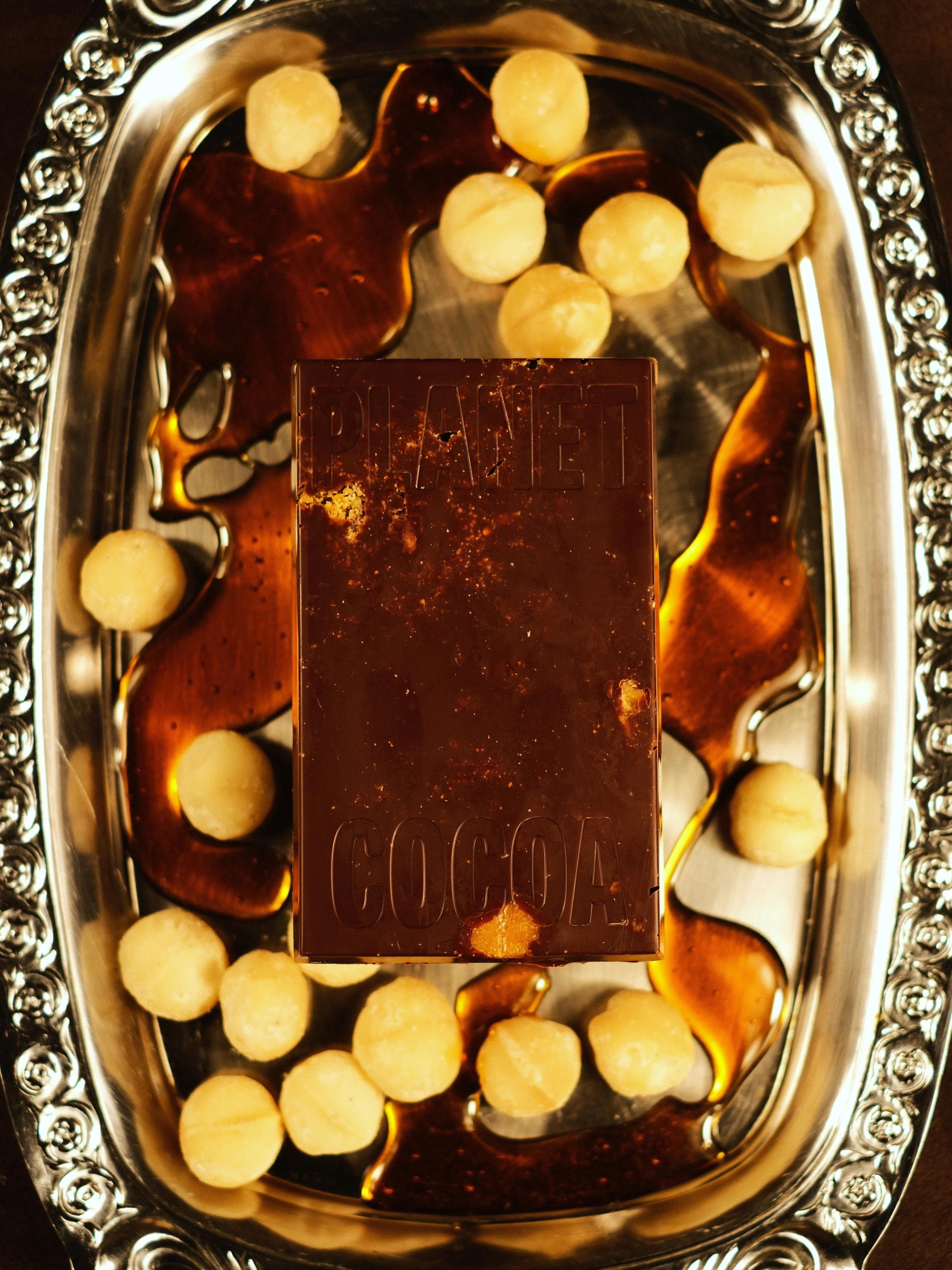 Macadamia Brittle Dark Chocolate Bean to Bar Planet Cocoa