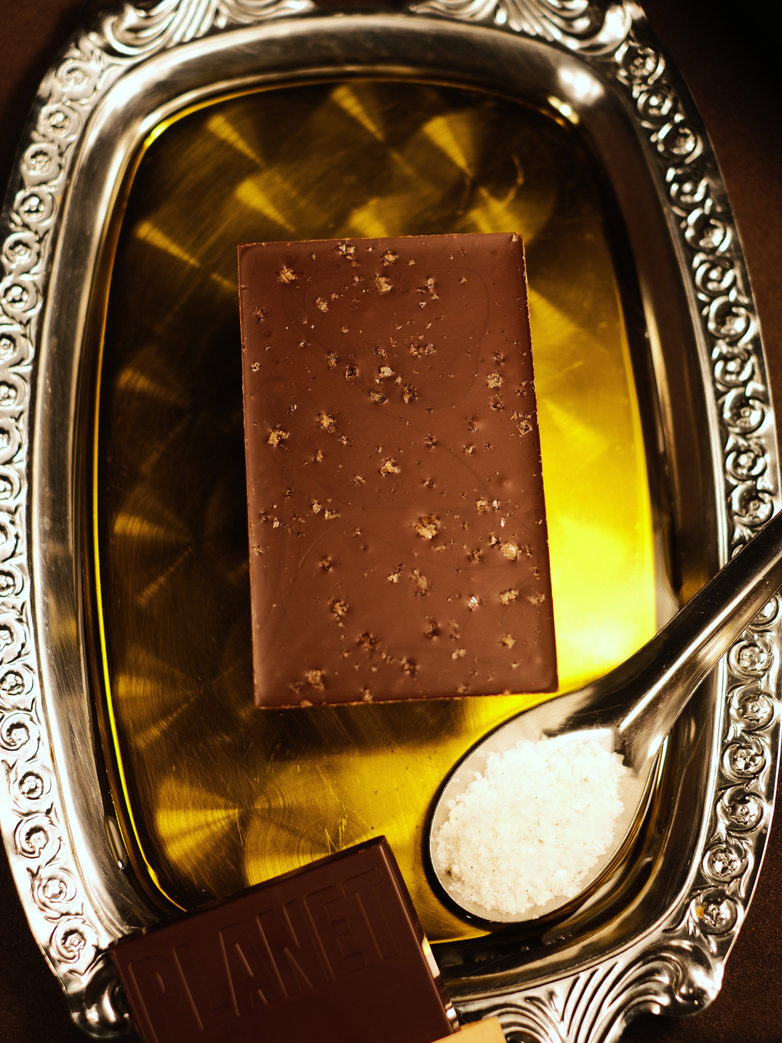 Olive Oil Smoked Salt Dark Chocolate Bean to Bar Planet Cocoa