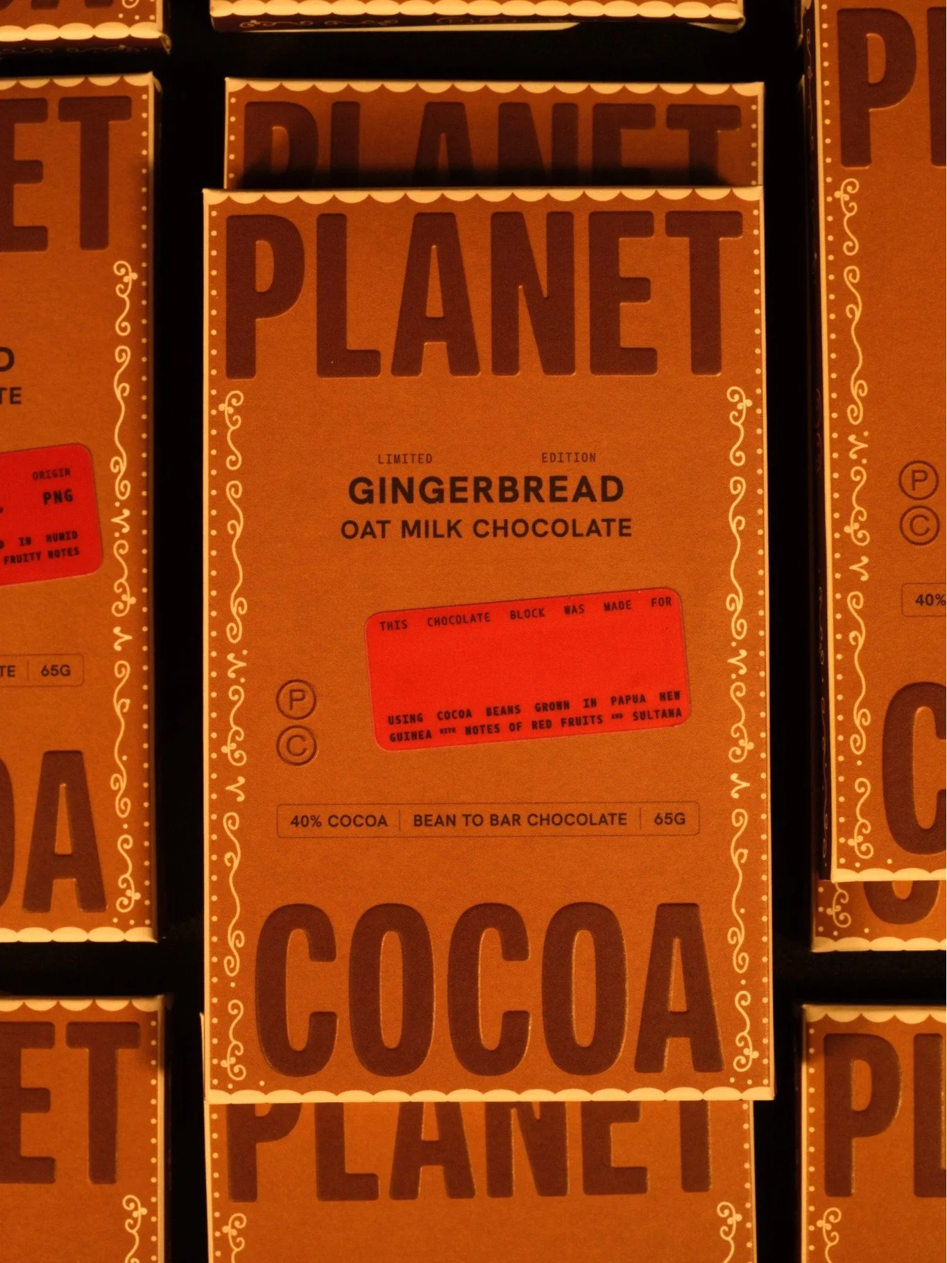 Gingerbread Milk Personalised Chocolate Christmas Gift Vegan