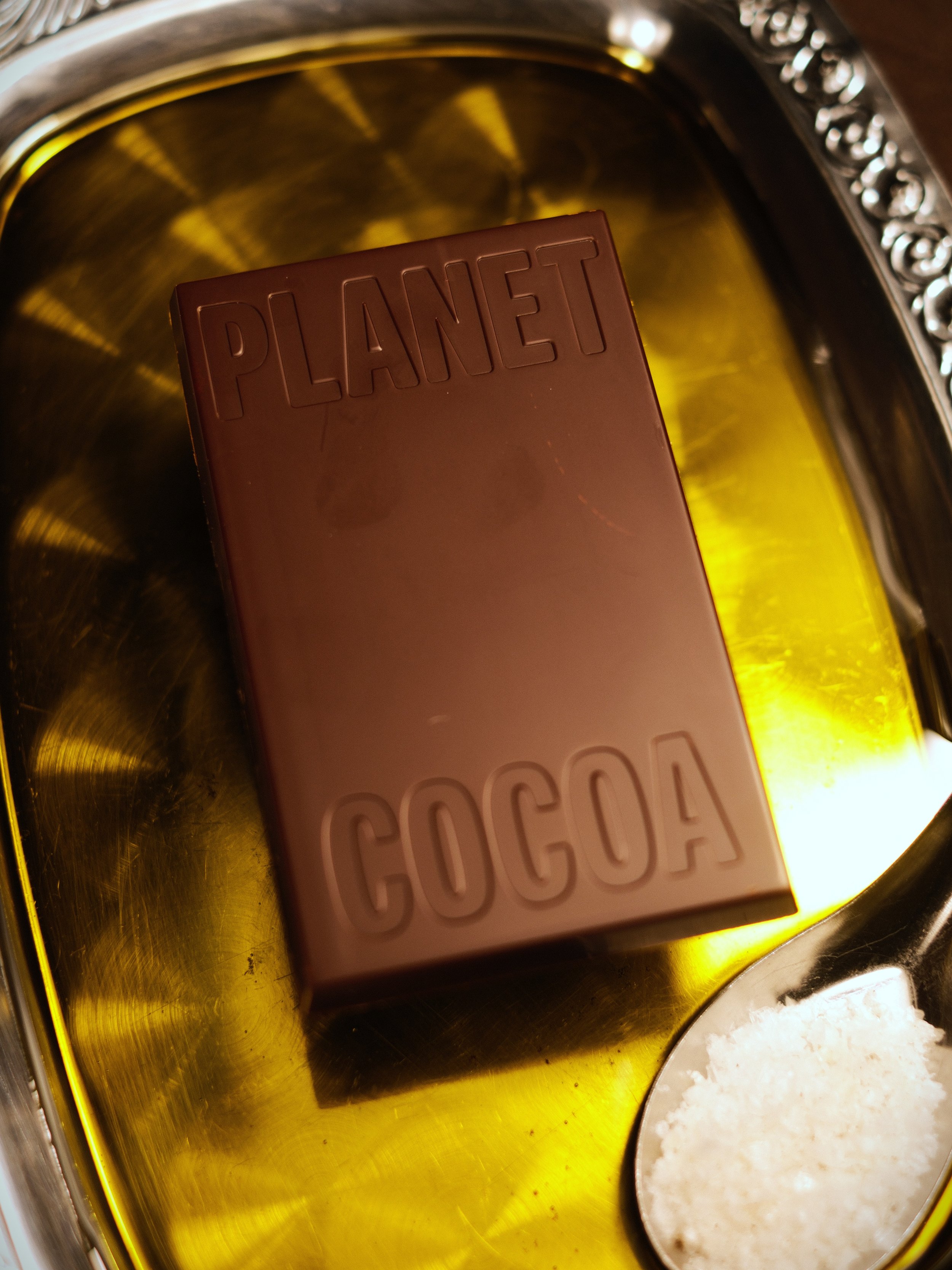 Olive Oil Smoked Salt Dark Chocolate Bean to Bar Planet Cocoa