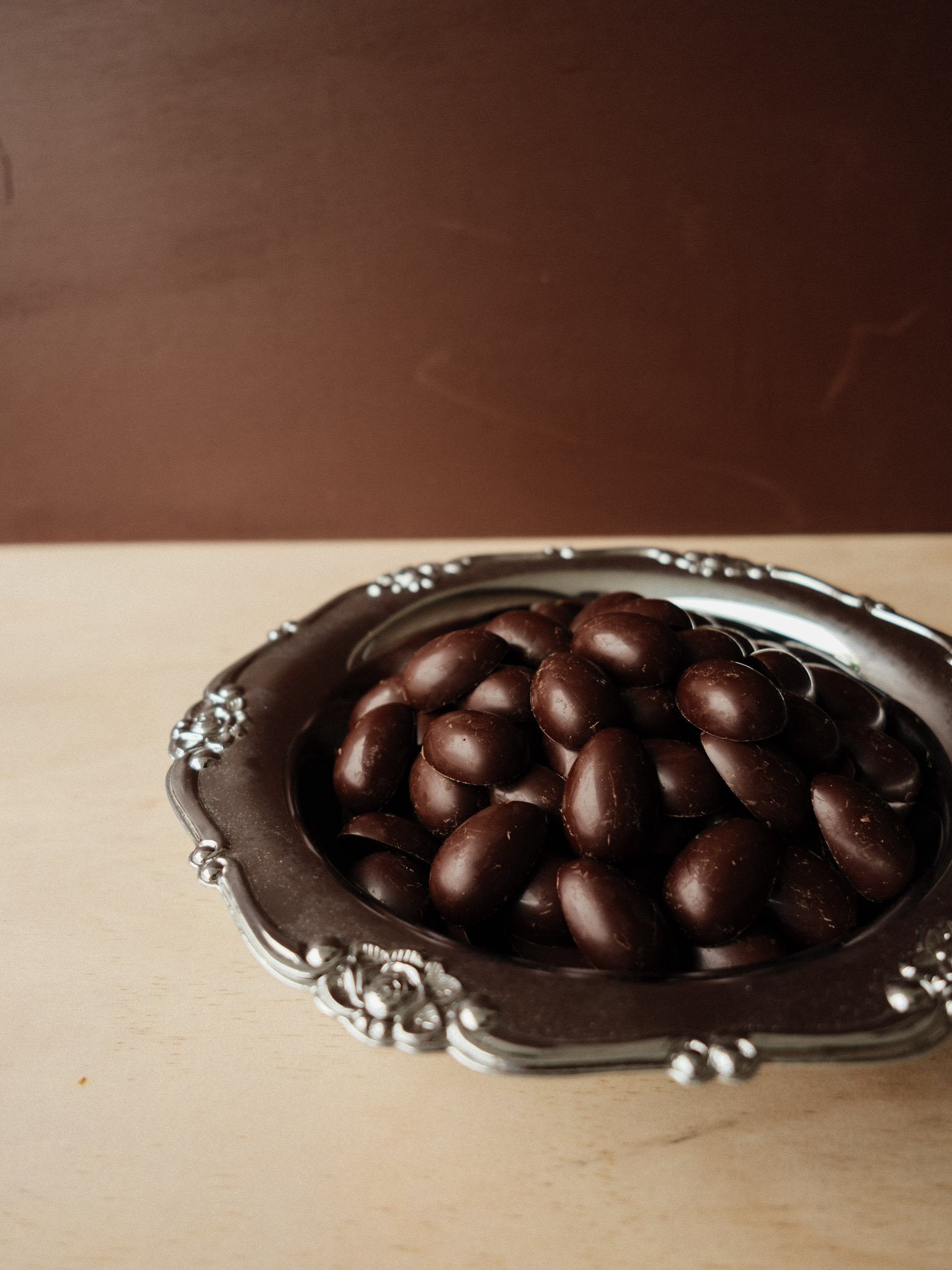 Sugar free dark chocolate sticky date pudding easter eggs