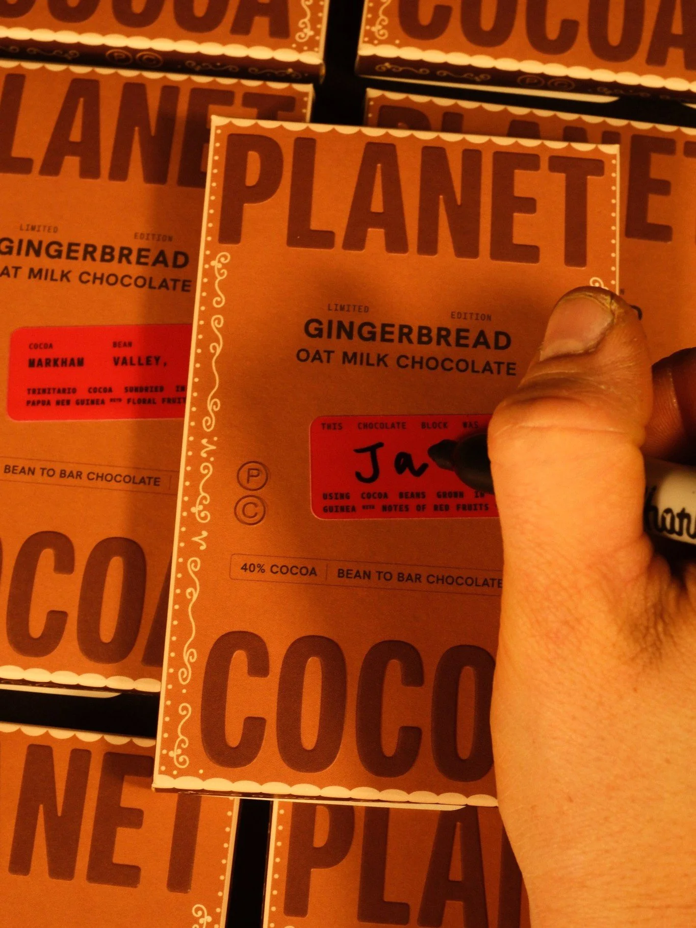 Gingerbread Milk Chocolate Christmas Gift Vegan