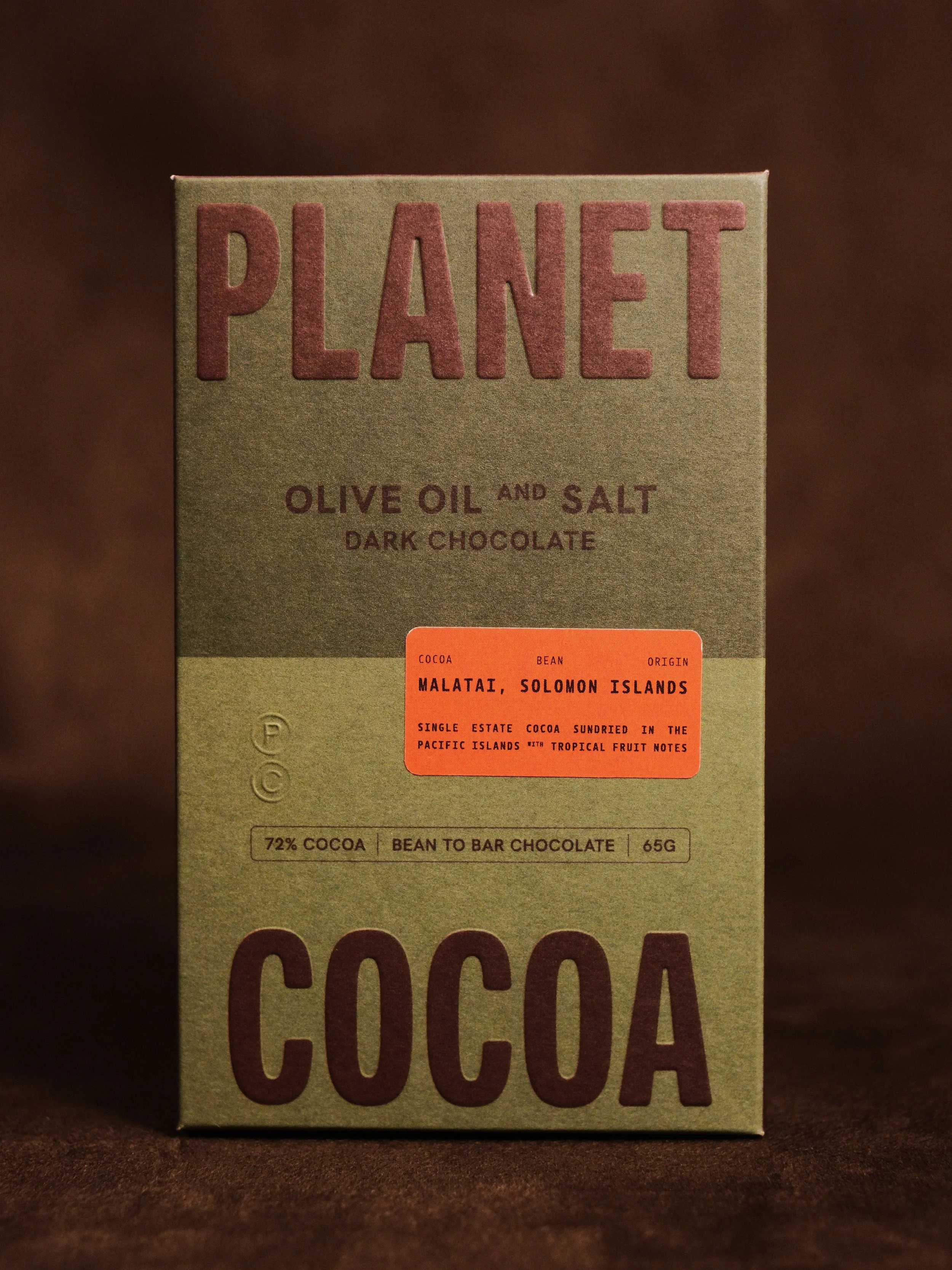 Olive Oil, Salt | Dark Chocolate 72%