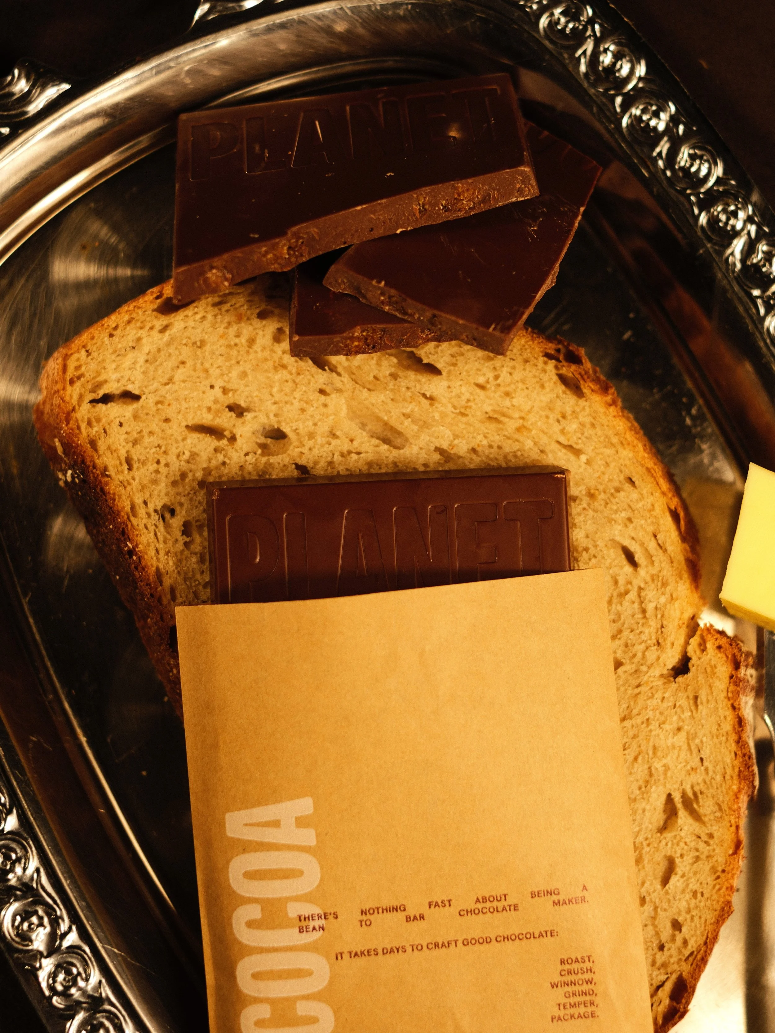 Sourdough Crunch Oat Milk Chocolate Bean to Bar Planet Cocoa