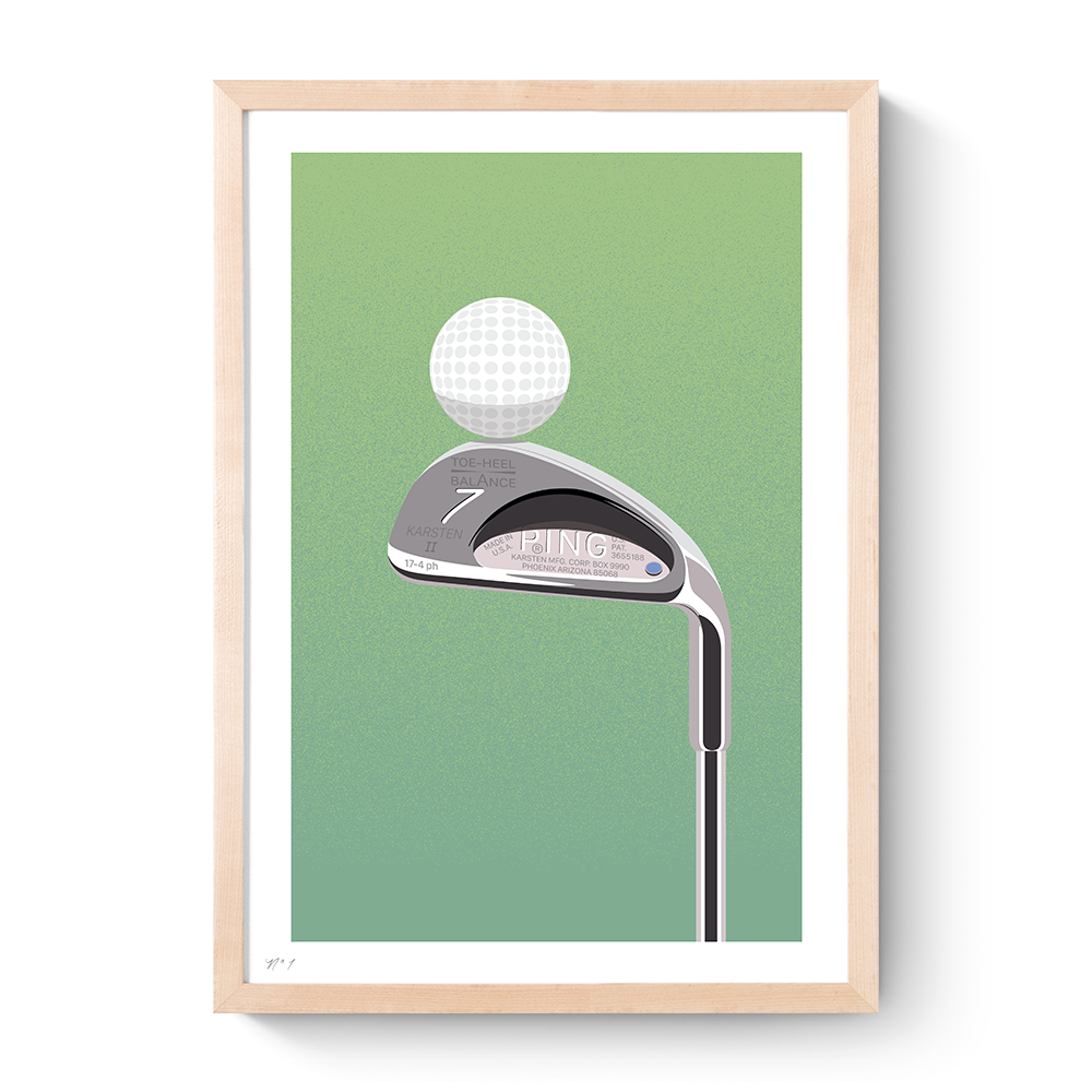 Golf Club VII Art Print — Roo Kee Roo