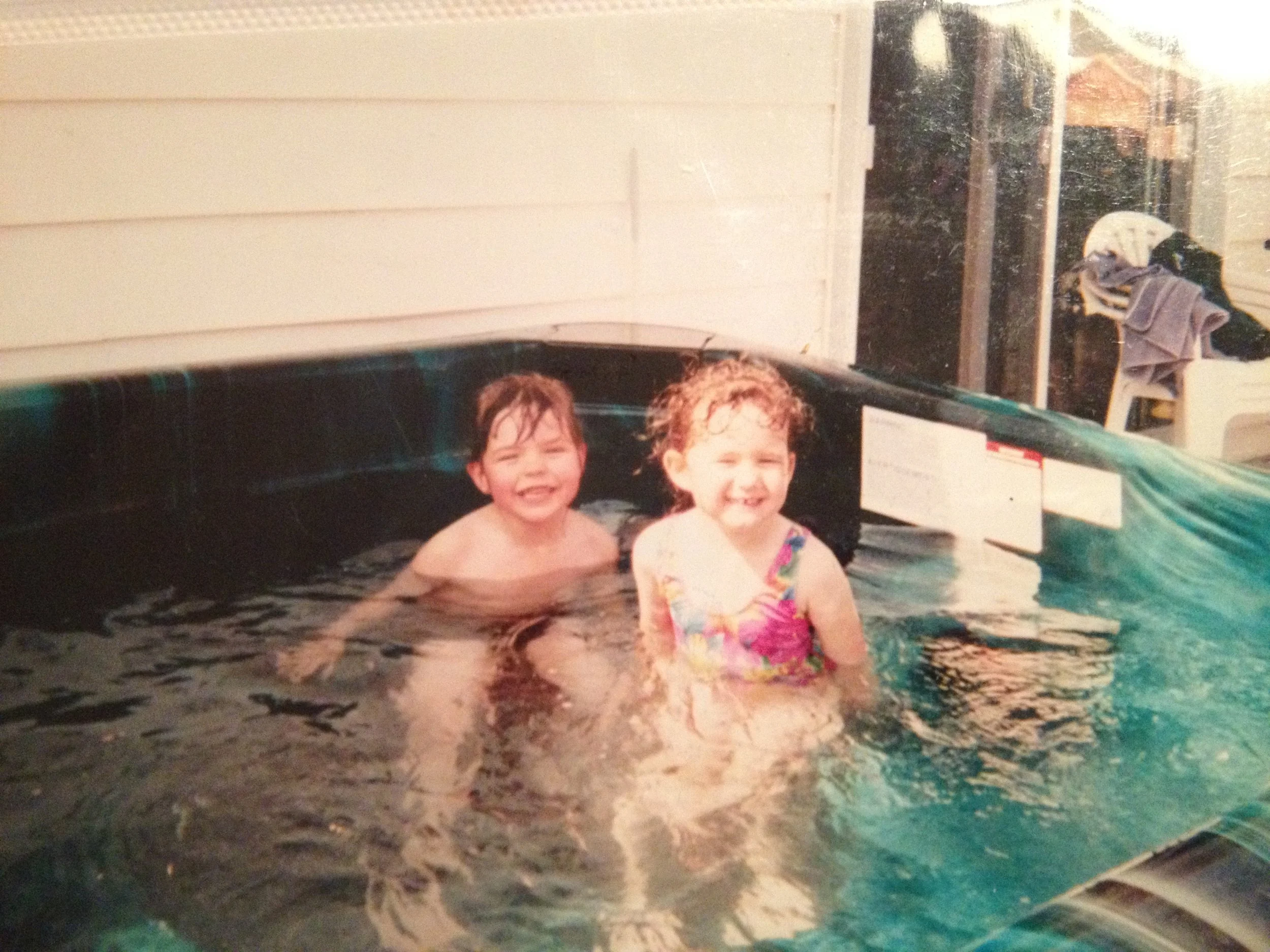 my queer ass on the left and my cousin on the right