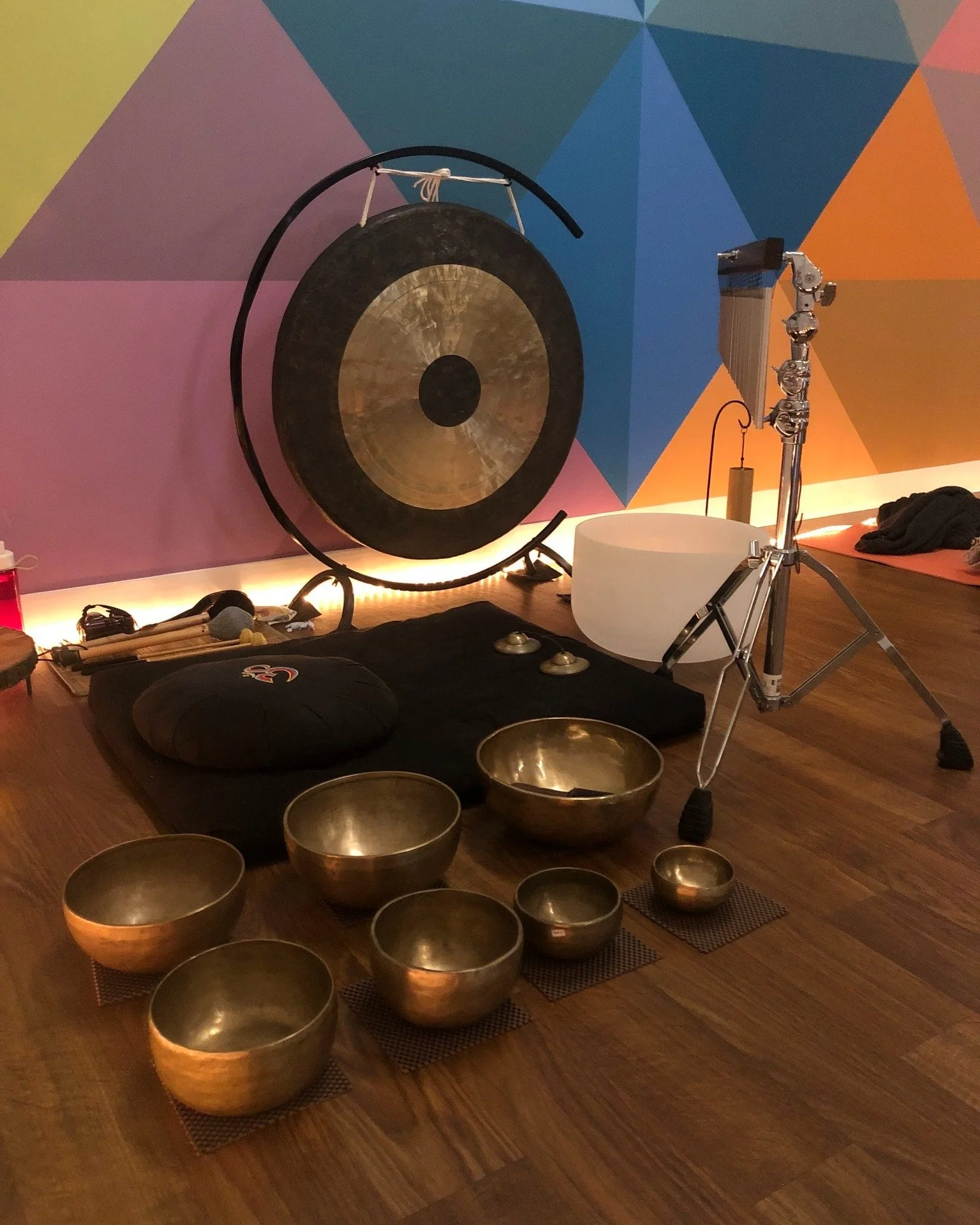 Have you heard? Jen and Doug are coming back on March 20th for another amazing Restorative Sound Healing.

Relax, renew, and release after a long week with the healing sounds of gongs, crystal bowls and chimes skillfully played by Certified Sound Hea