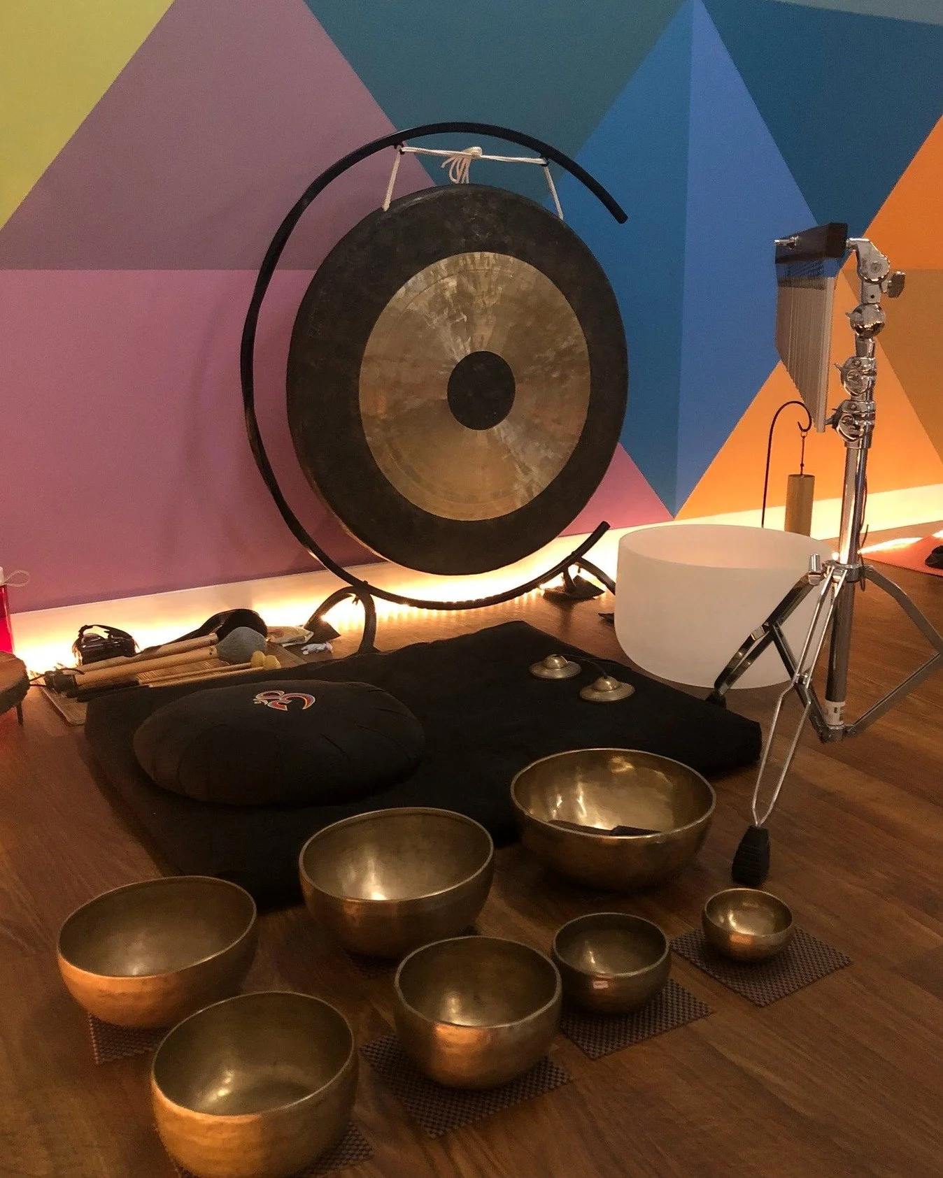 Jen and Doug are back, friends!

Our next Restorative Yoga + Sound Healing Workshop will take place on Friday, September 25th from 7-8:30pm with Jen leading us through a slow and gentle Restorative yoga practice while Doug offers healing sounds on hi