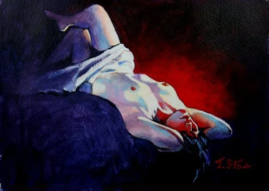 1714 Study for Temptation 5.JPG