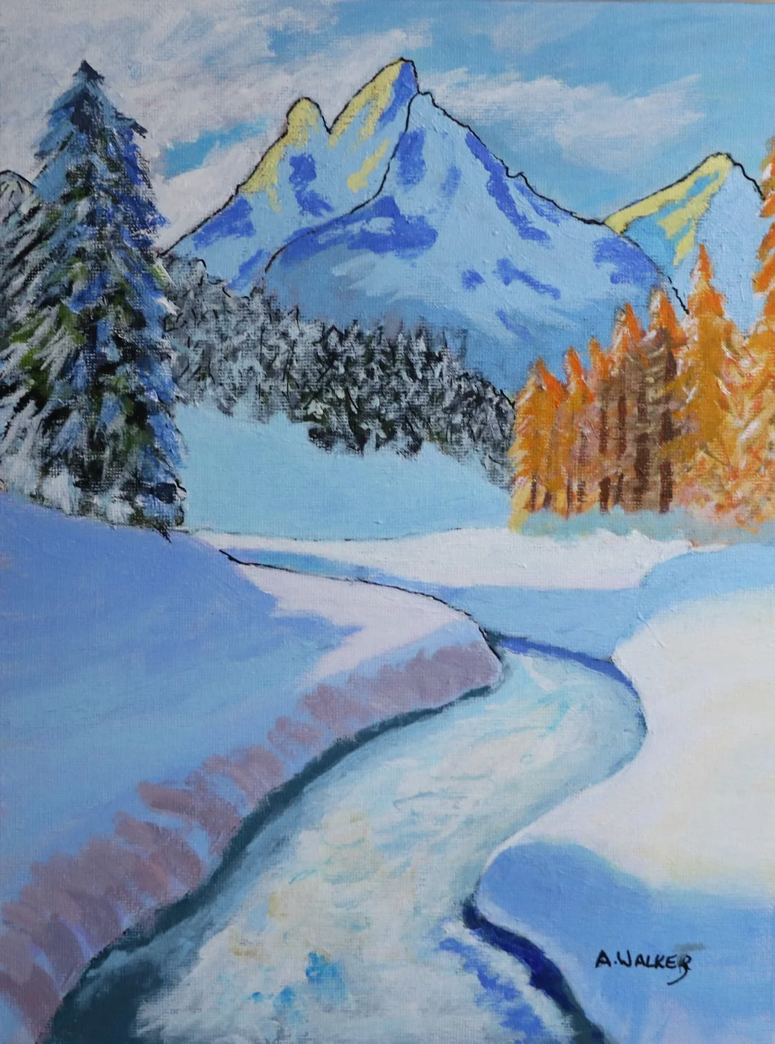 Winter has Arrived by Alf Walker