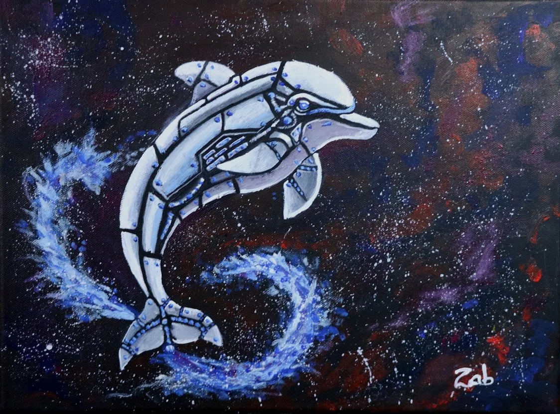 Space Dolphin by Isabelle Colas