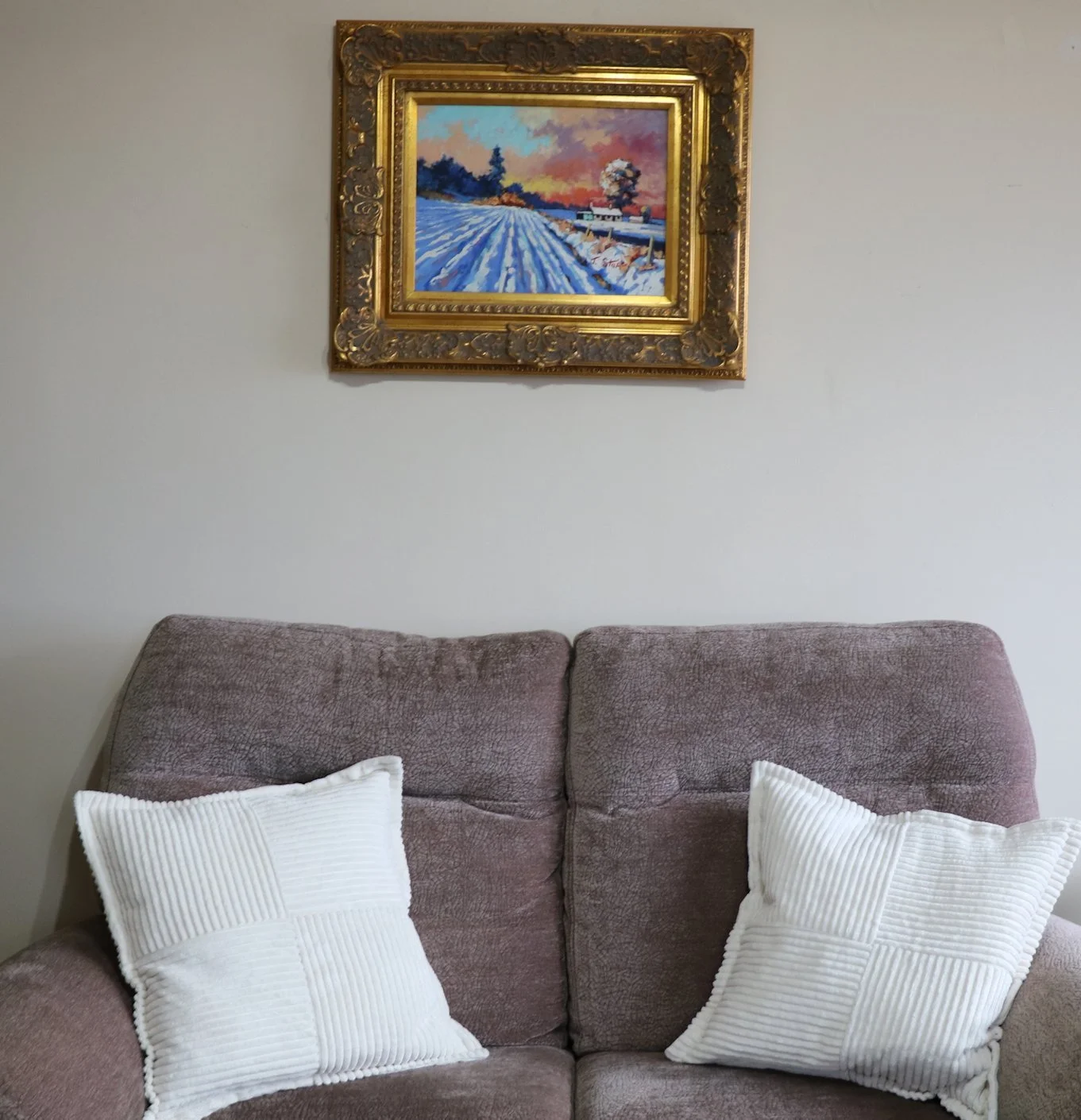Framed Ploughed Fields in Winter.JPG