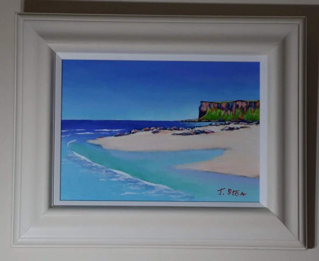 Framed Coral Beach on Isle of Skye.JPG