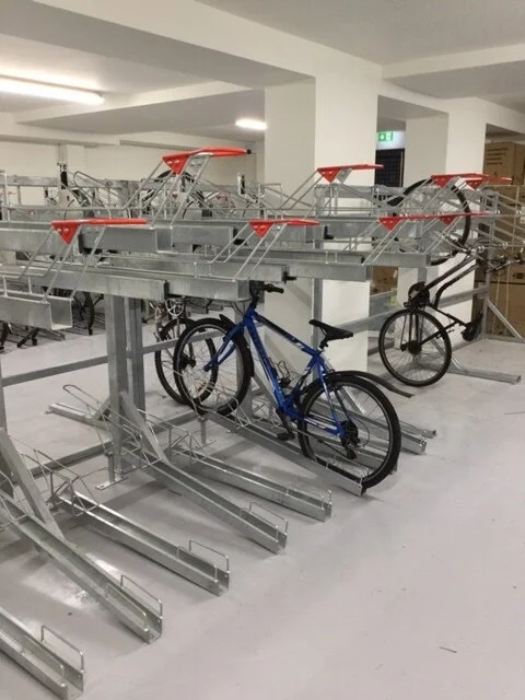 Two Tier Bike Rack System — Camino Facilities Ltd.