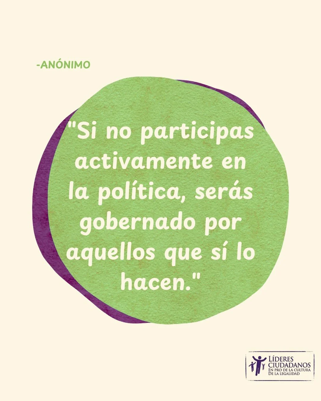La participaci&oacute;n pol&iacute;tica no empieza en las elecciones, empieza cuando decides involucrarte. 🗳️💬

Opinar, cuestionar, dialogar y participar tambi&eacute;n es hacer pol&iacute;tica.
Necesitamos m&aacute;s voces j&oacute;venes, m&aacute