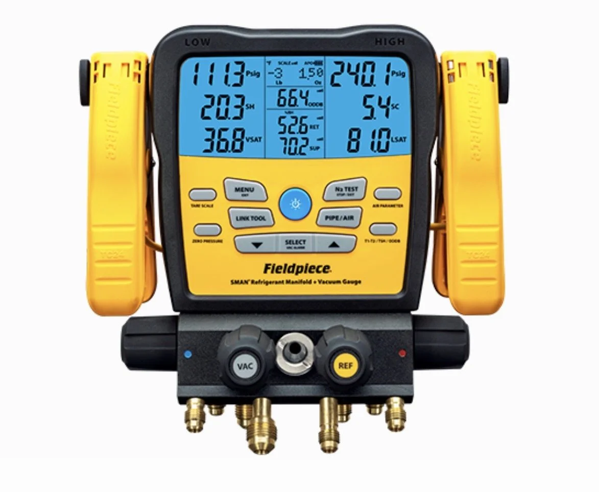 Fieldpiece® - SMAN Wireless Refrigerant Manifold - 4 Port A2L Compatible