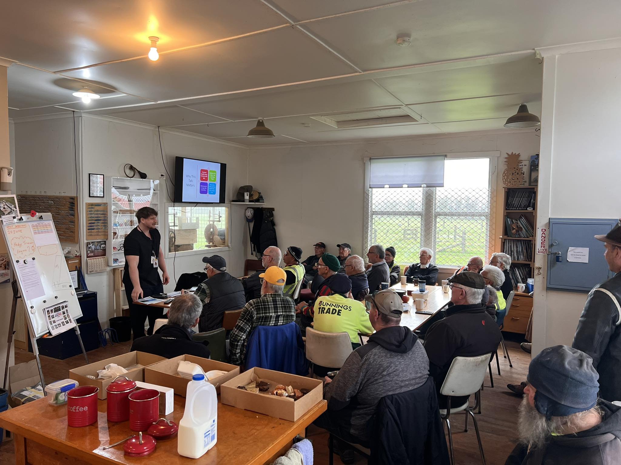 Celebrating Men's Health Week at MENZSHED Waimea!