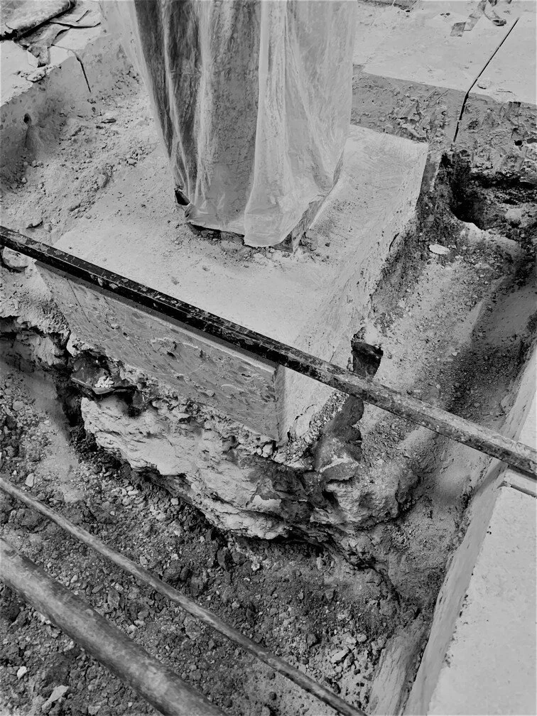 Footing-Exposure-with-Concrete-Cutting