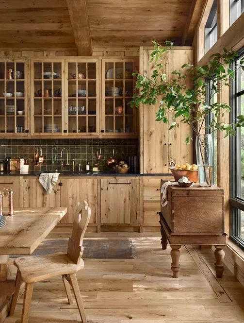Rustic Mountain Or Lodge Style Kitchen Remodel by Three Creeks Custom Cabinets project photo 5